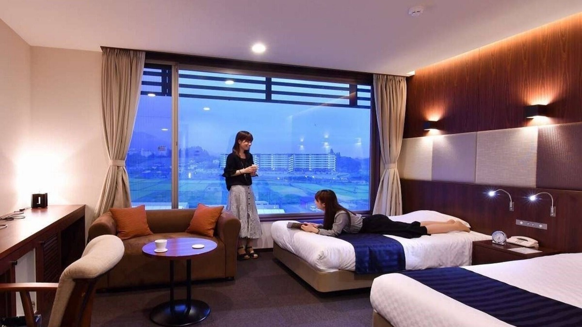 Rikuzentakata Hotel | Nonsmoking Deluxe Twin 25sqm Luxury Room/Rikuzentakata Iwate