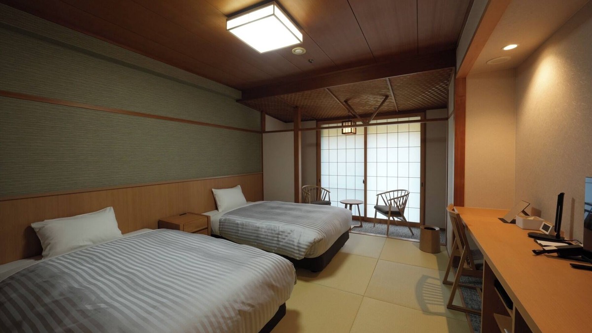 Takeo Hotel | Nonsmoking Japanesestyle room with semidouble/Takeo Saga