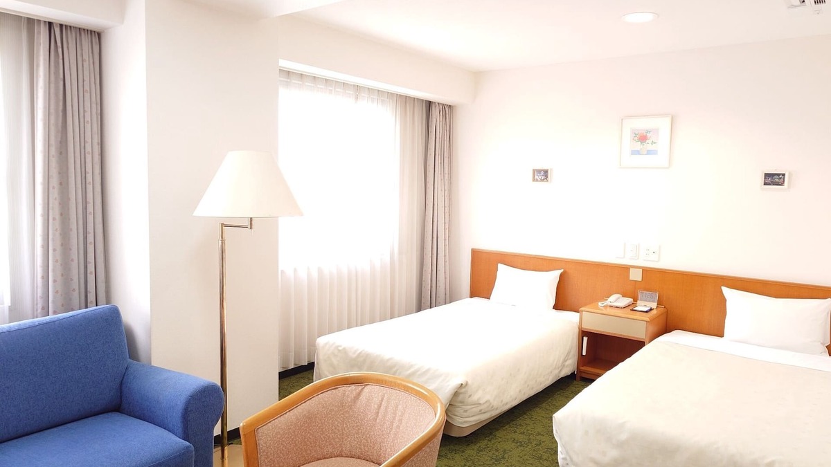 Higashi Ward Hotel | Nonsmoking twin room 12Free parkingSpacious 2/Okayama Okayama