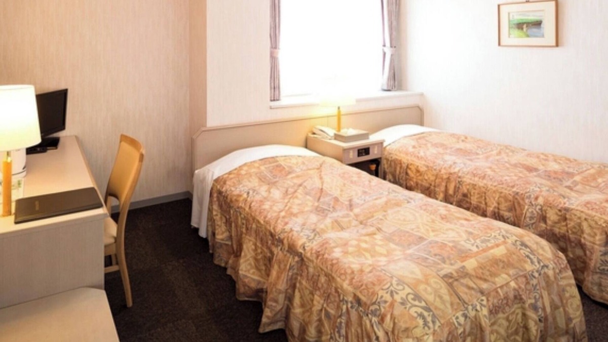 Abashirikohan Onsen Hotel | Nonsmoking Twin room Room only plan Checkin /Abashiri Hokkaidō