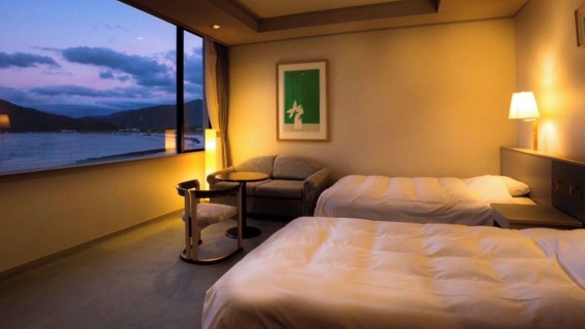 Mihama House | Nonsmoking Westernstyle twin room vs | Hana/Mikata-gun Fukui
