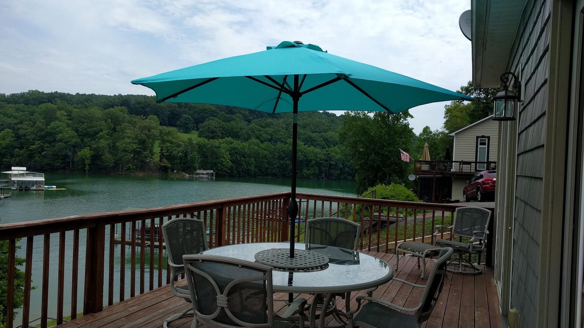 Maynardville House | Norris lakefront home with covered boat dock