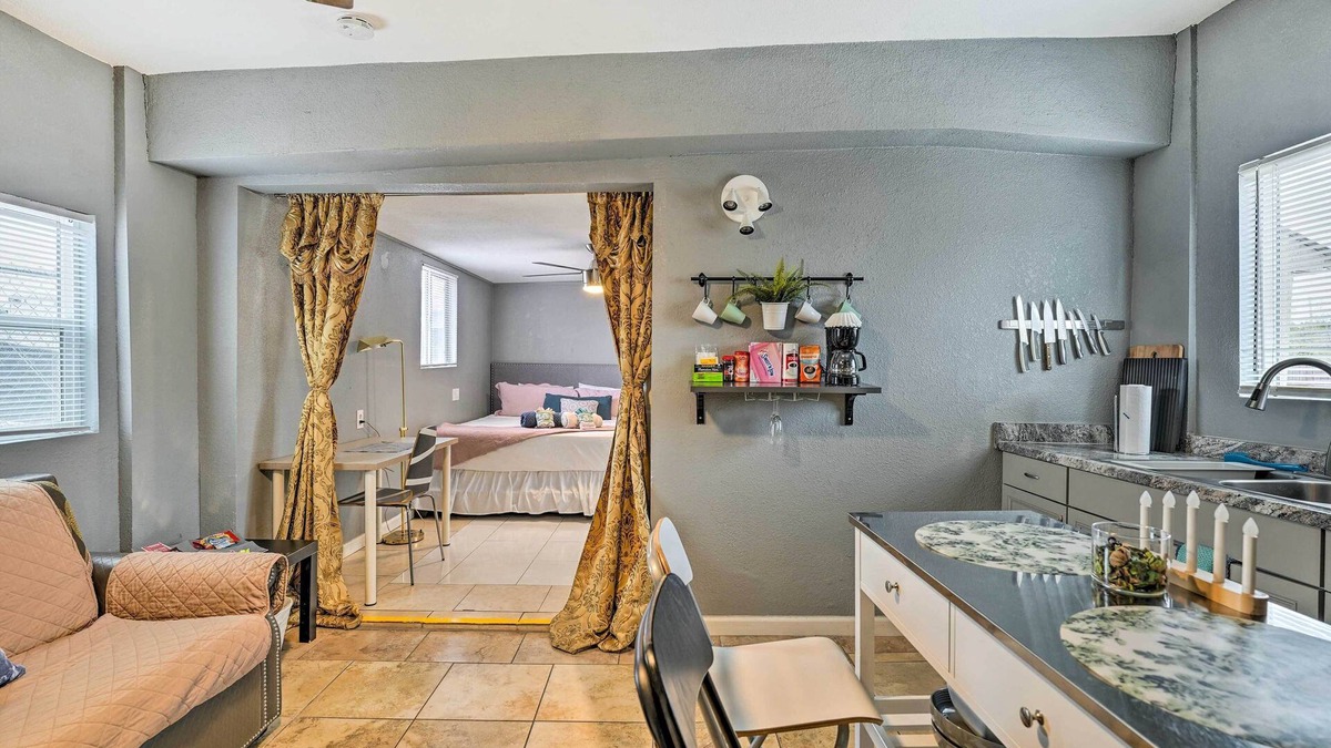 North Las Vegas Apartment | North Las Vegas Studio w/Fire Pit: 10 Mi to Strip