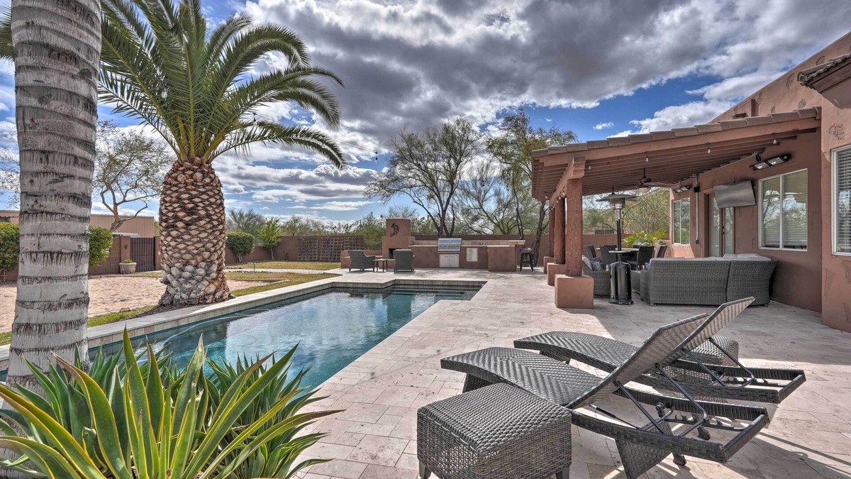 Desert Hills House | North Phoenix Desert Gem w/Yard & Hot Tub!