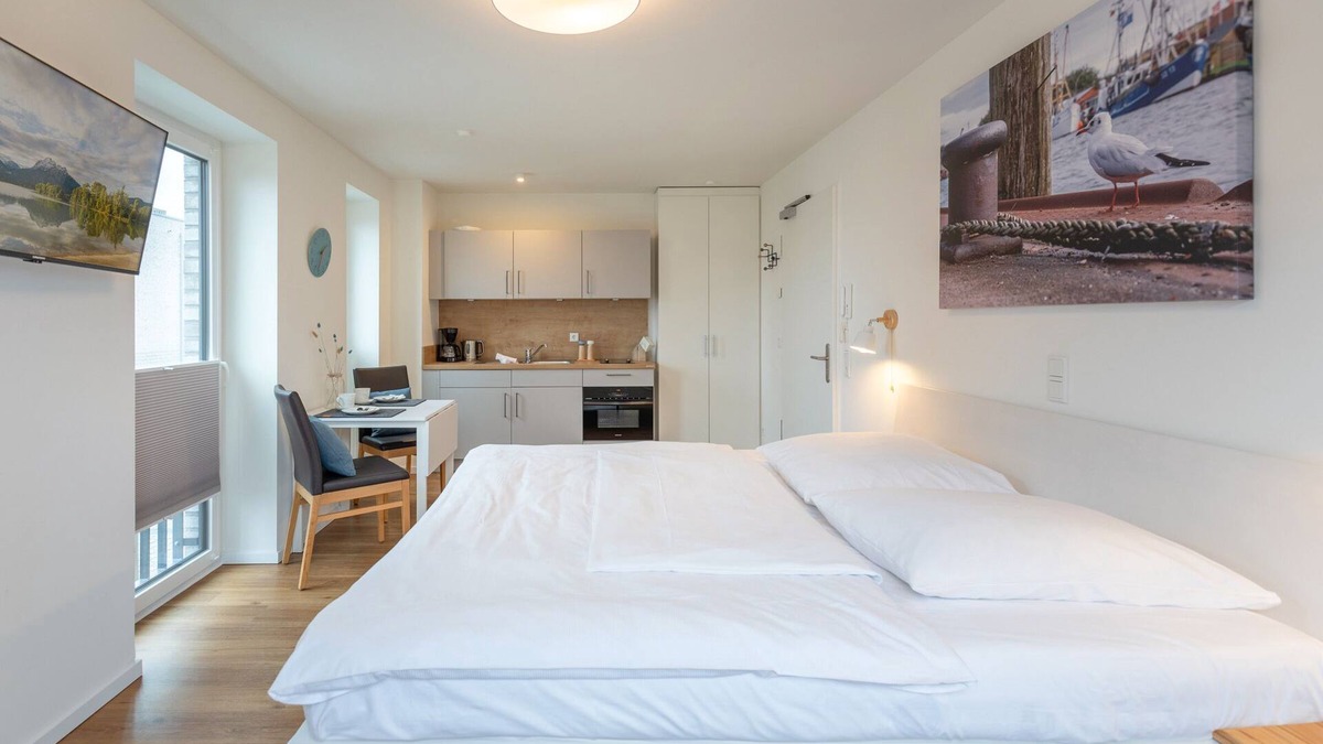 Norderhafen Apartment | North-West vacation apartment on Nordstrand for up to 2 people