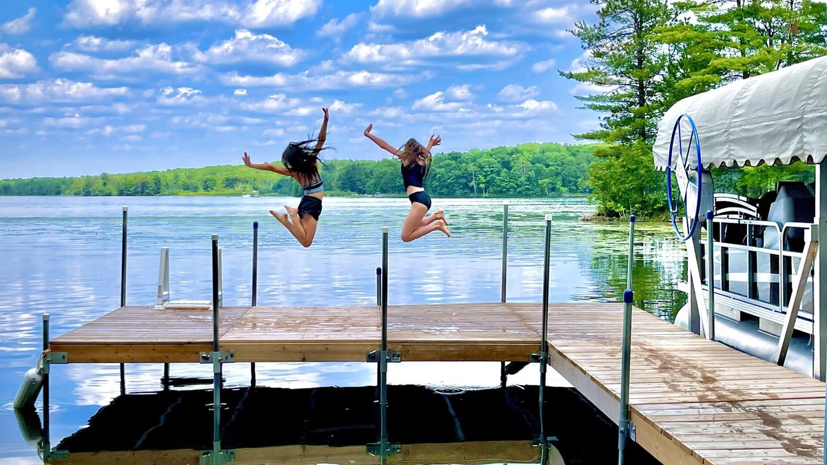 Spooner Ski Chalet | North Woods Haven for Families: sandy beach, home theater, near town & trails