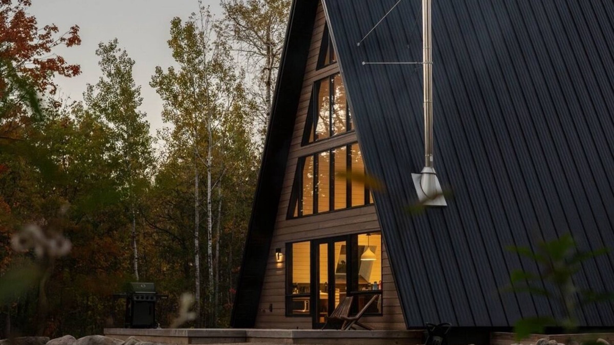 Rice Township House | Northwoods A-Frame Cabin Near Itasca State Park