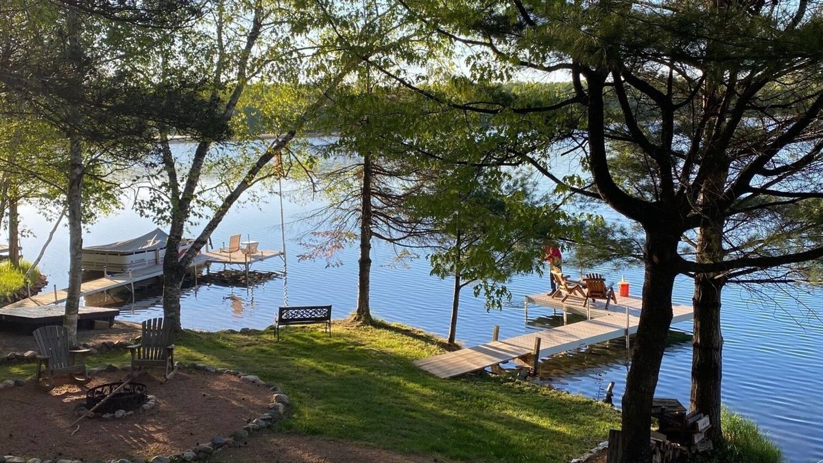 Presque Isle House | Northwoods Hideaway On Crystal Clear Private Carlin Lake