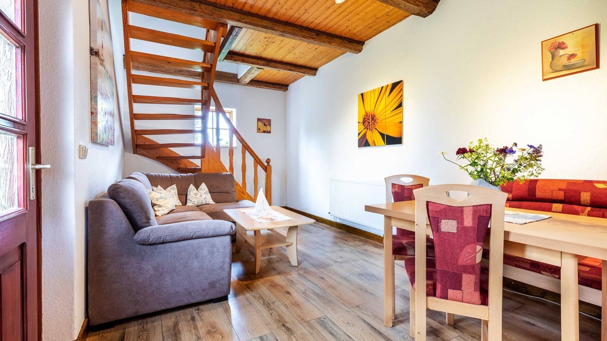 Steffenshagen Apartment | Nr. 1 - 3 Zimmer Ferienwohnung mit Terrasse und Garten - Ostsee Bauernhof Schwalbennest OFC 15