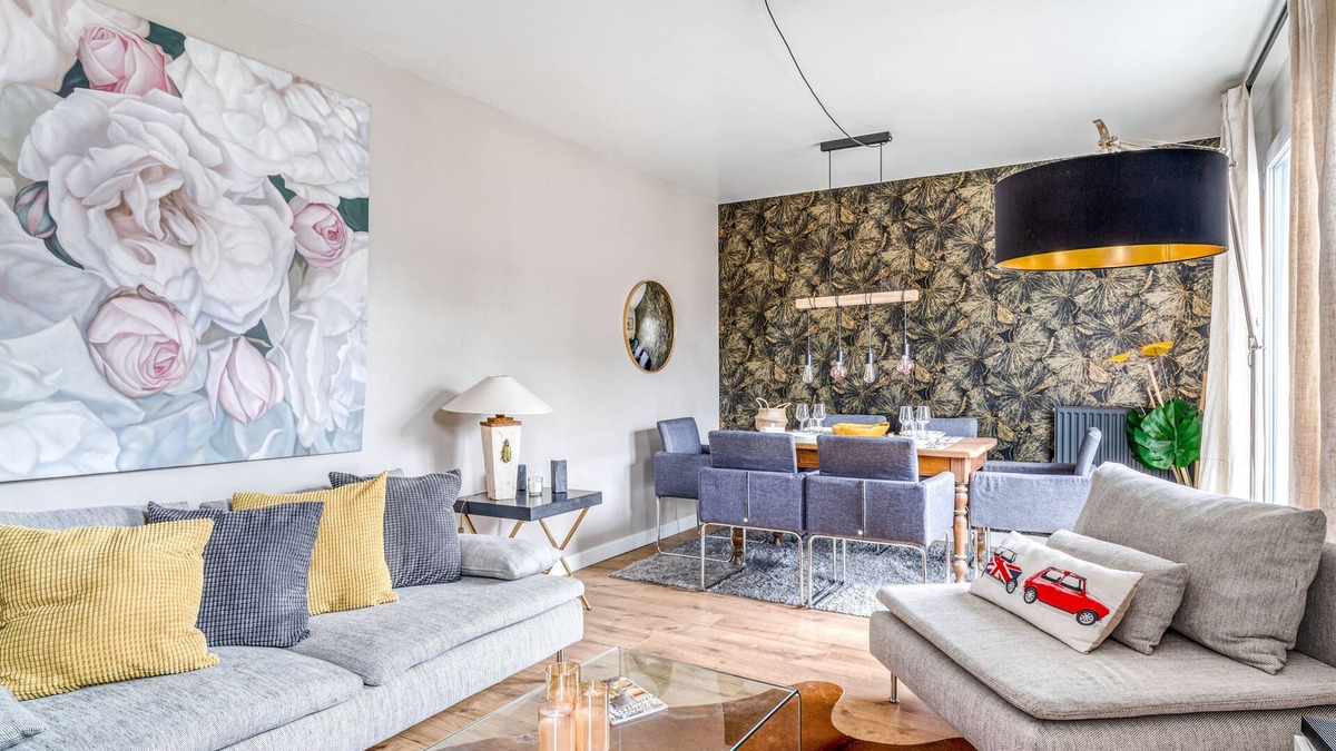 Hauts-Paves - Saint-Felix Apartment | Nymphéa – Élégant duplex avec balcon, à deux pas du centre de Nantes