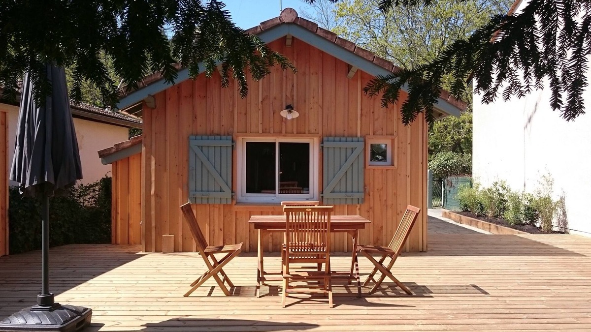 Lanton House | Ô'3 - Exterior wooden house - 150m from the Bassin beach - 50m from shops - 300m² from the garden
