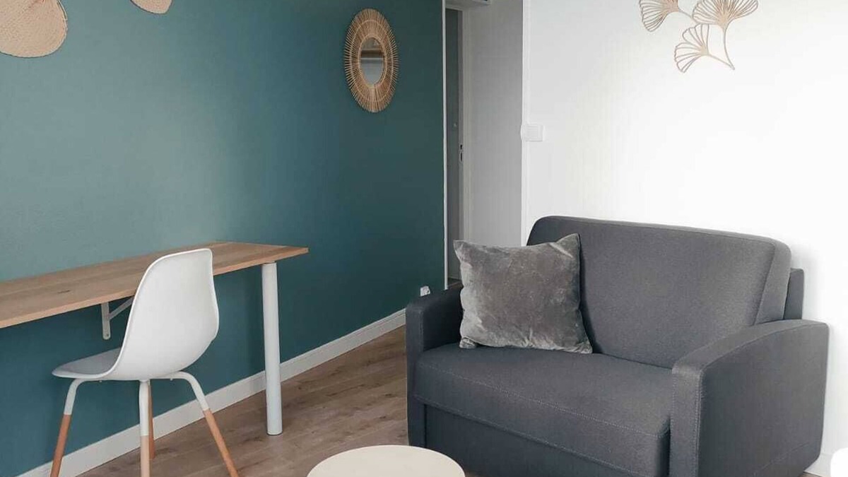 Sable-sur-Sarthe Apartment | O'zen - Studio Lumineux et Calme Avec Jardin