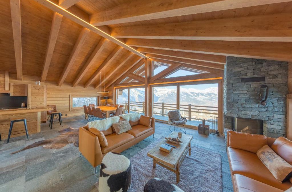 Nendaz Ski Chalet | Oak Tree Chalet - on the ski slope - luxury!
