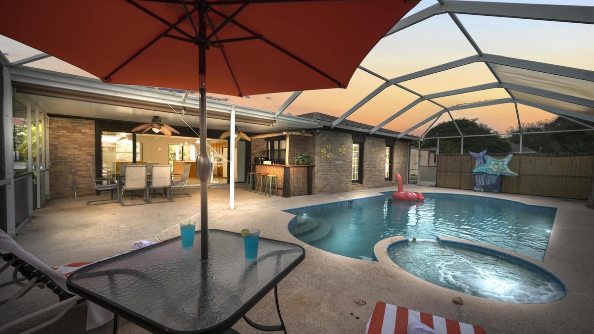 Indian River Estates House | Oasis home 3/2 outdoor paradise, fire pit & relax!