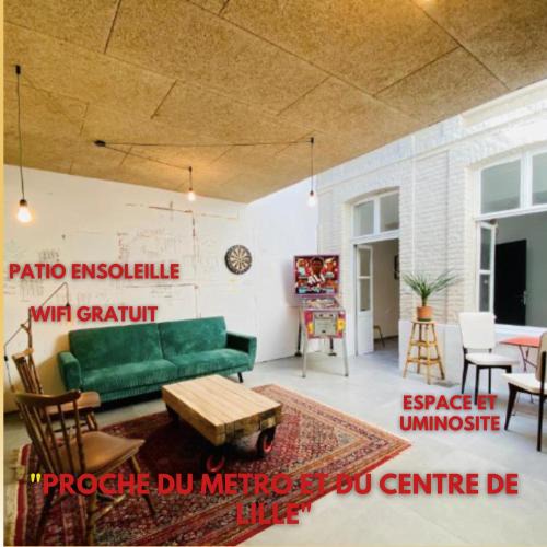 Vauban - Wazemmes Apartment | Oasis Urbaine - Spacieux et calme avec patio