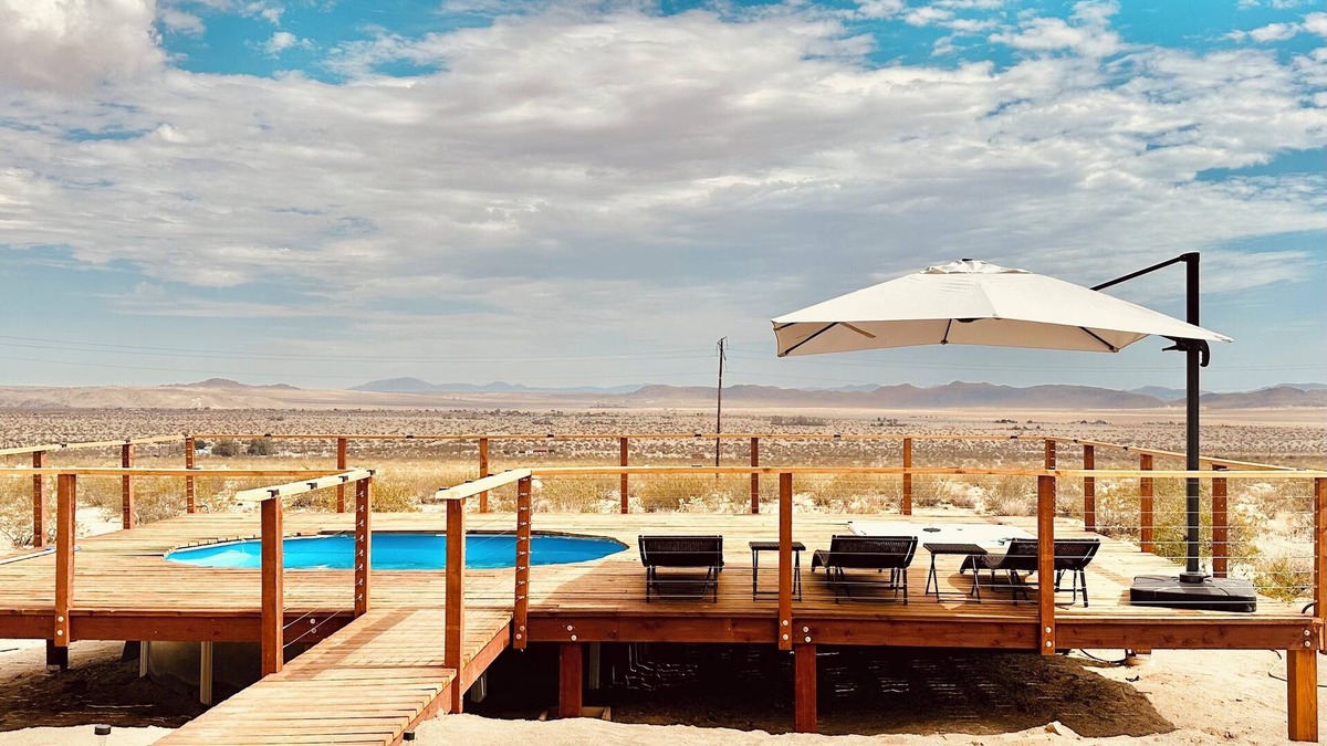Panorama Heights House | Oasis with Pool, Spa, Views, and short walk from Joshua Tree Park