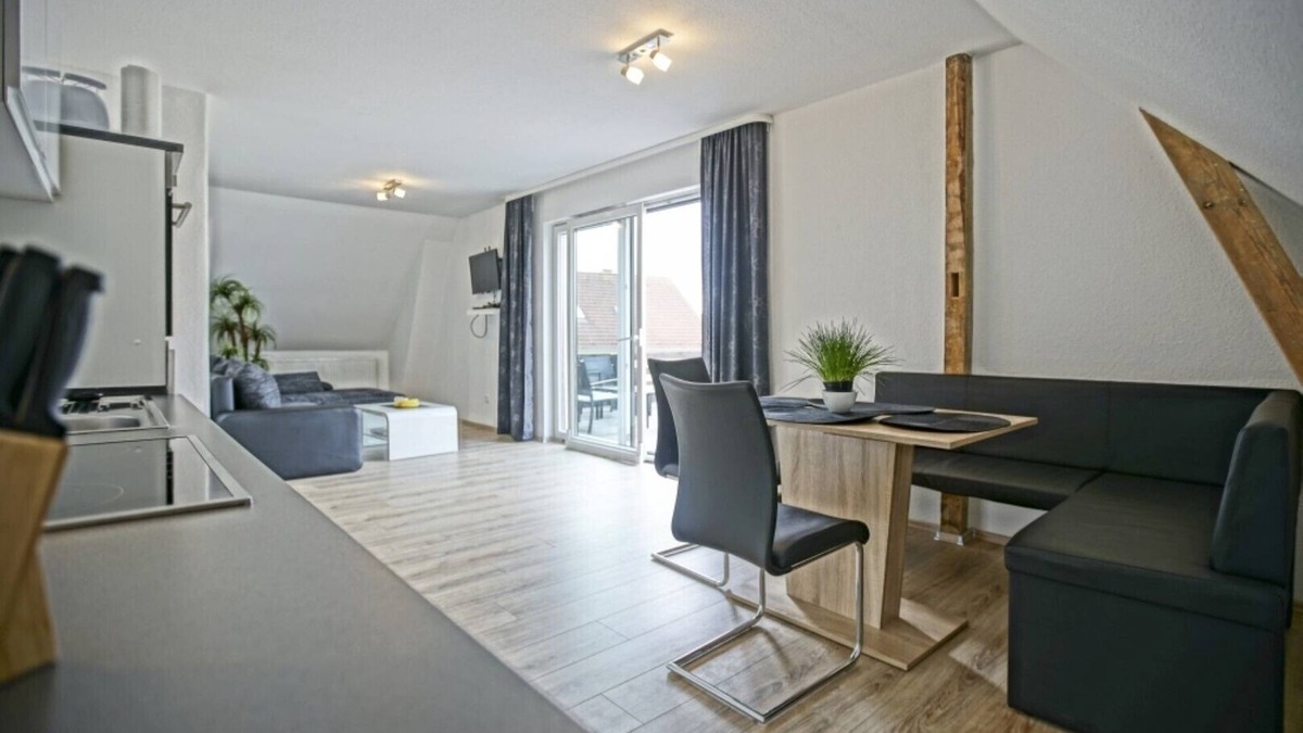 Monkebude Apartment | Oberes Apartment 1 mit Dachterrasse Ferienhaus in Mönkebude am Stettiner-haff
