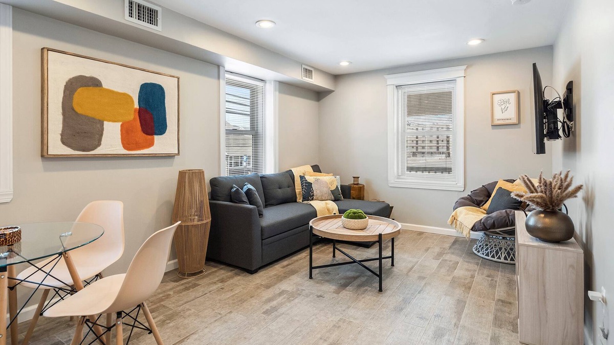 Seaside Heights Condo | Ocean Block Haven: Stylish 1BR Retreat with Beach Badges next to the shore store