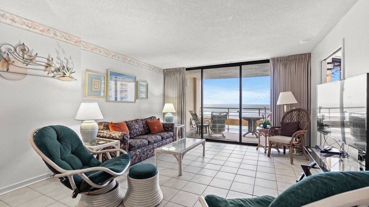 Briarcliffe Acres Condo | Ocean Creek North G5-2BR/2BA Oceanfront condo in Windy Hill