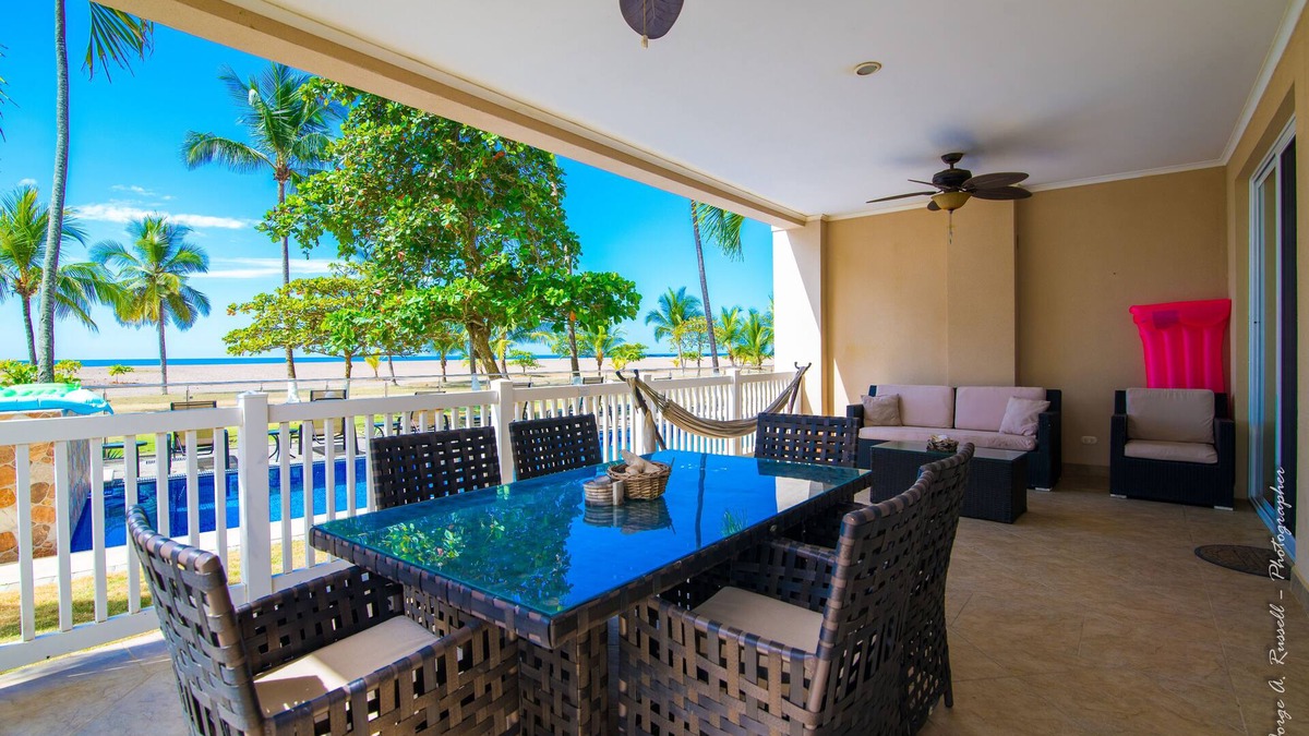 Barrio Los Villalobos Condo | Ocean front and just steps from the pools and ocean!