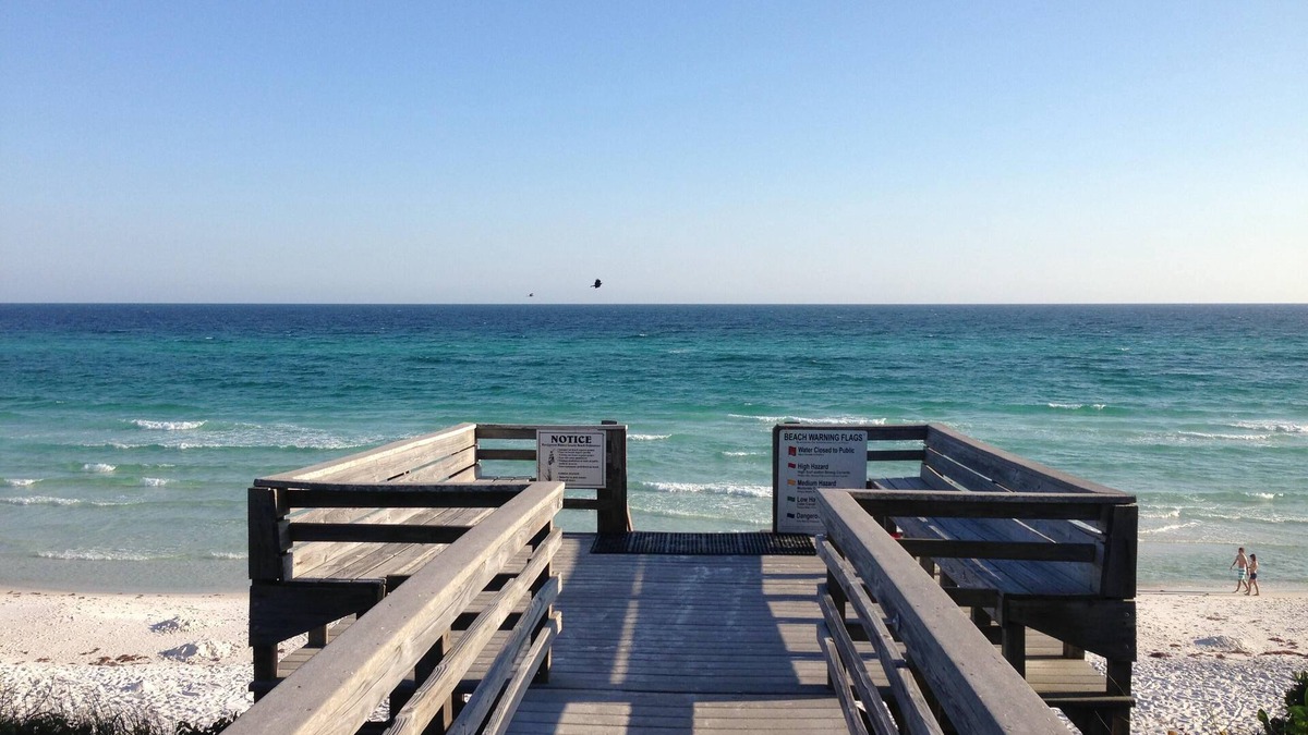 Seagrove Beach Condo | OCEAN FRONT CORNER UNIT 2 BEDROOM CONDO LOCATED 1 MILE FROM SEASIDE