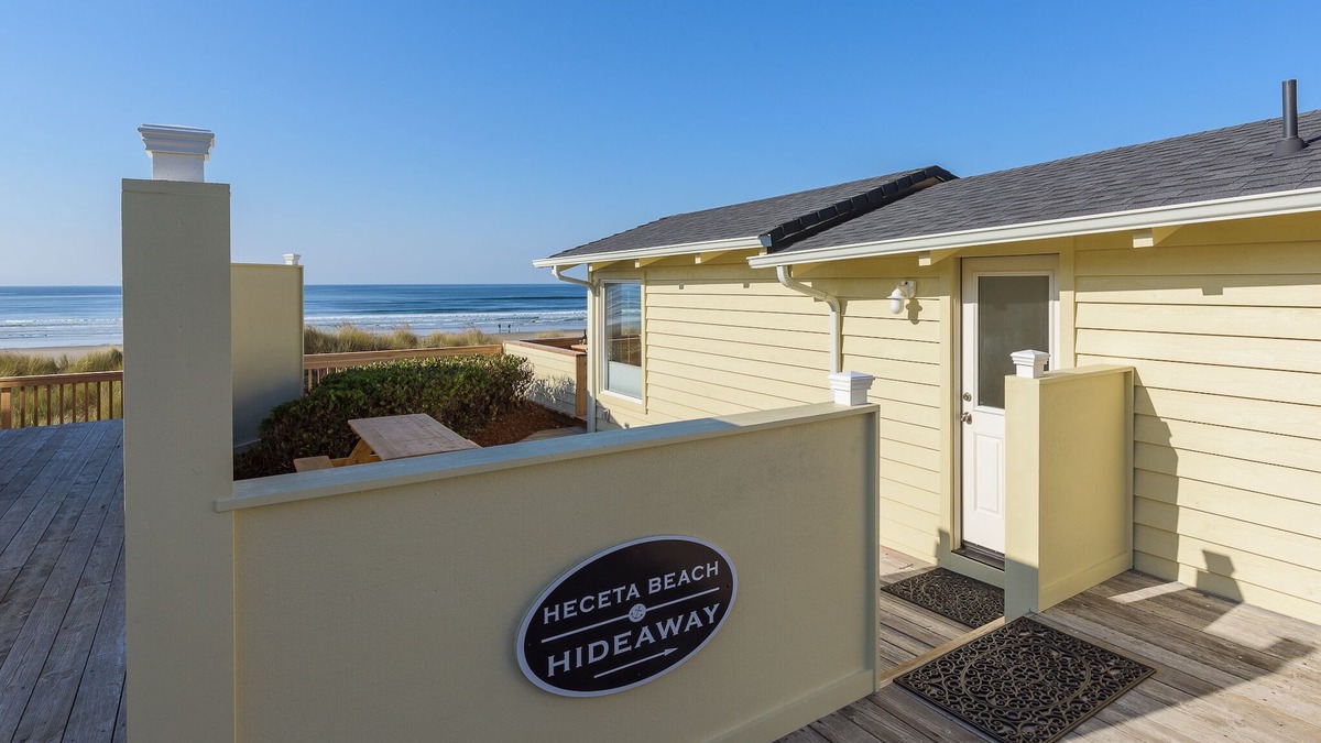 Florence Cottage | Ocean Front Cottage With Private Beach Access To Heceta Beach