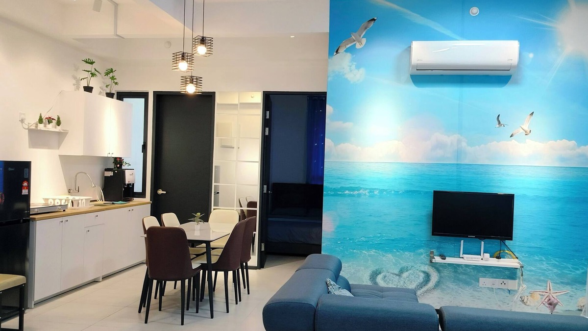 Jelutong Apartment | Ocean Home at Urban Suites Penang Georgetown@12 Pax