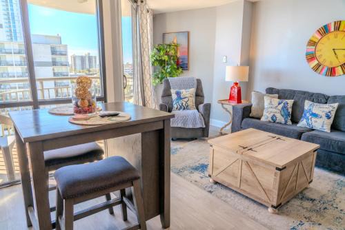 Myrtle Beach Ski Chalet | Ocean View Double Suite! Sleeps 4 Meridian Plaza 705