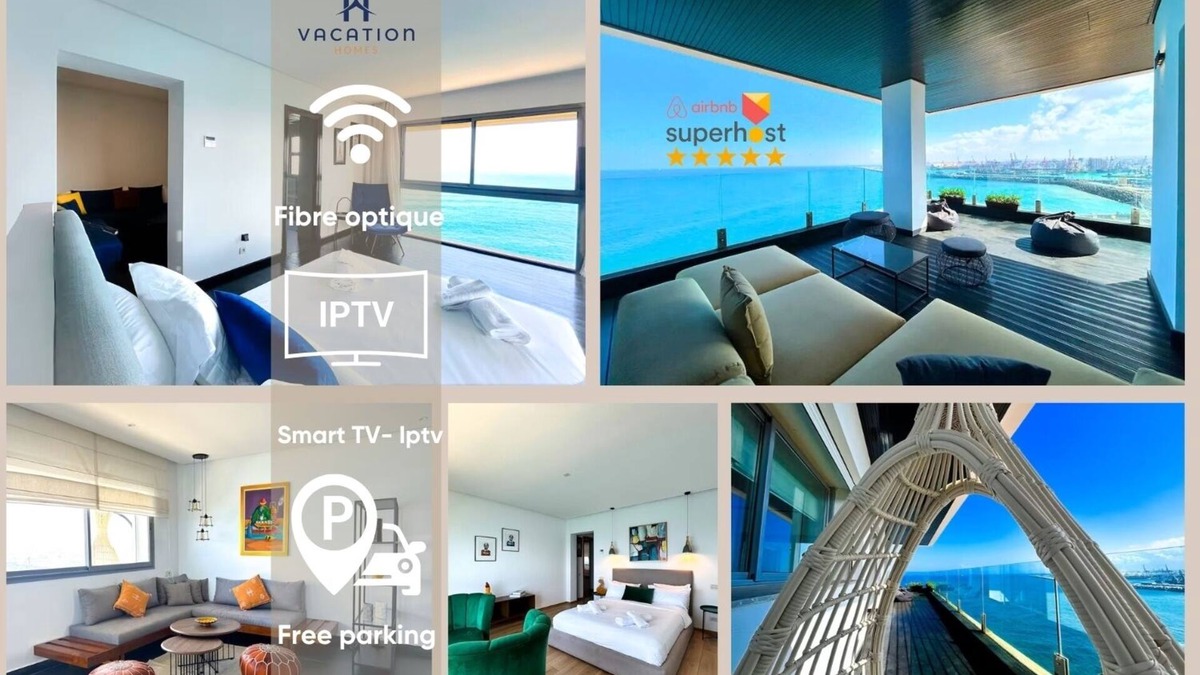 SOUR JDID Apartment | Ocean View Downtown Casablanca