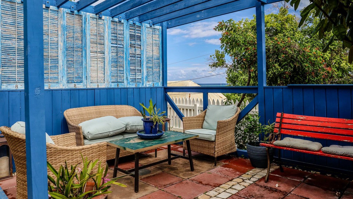 Estate East Street House | Ocean View - Family Home & Garden - Downtown Christiansted, St. Croix!