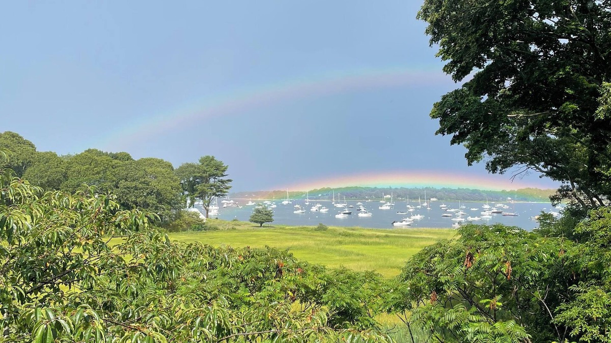 Cotuit House | Ocean view house, 2-bedroom+den+sleeping porch, sleeps 7 in Cotuit, pet-friendly