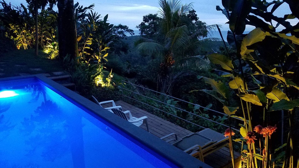 Dominical Villa | Ocean View Villa with Private Pool, Huge Floating Deck & Direct Sunsets!