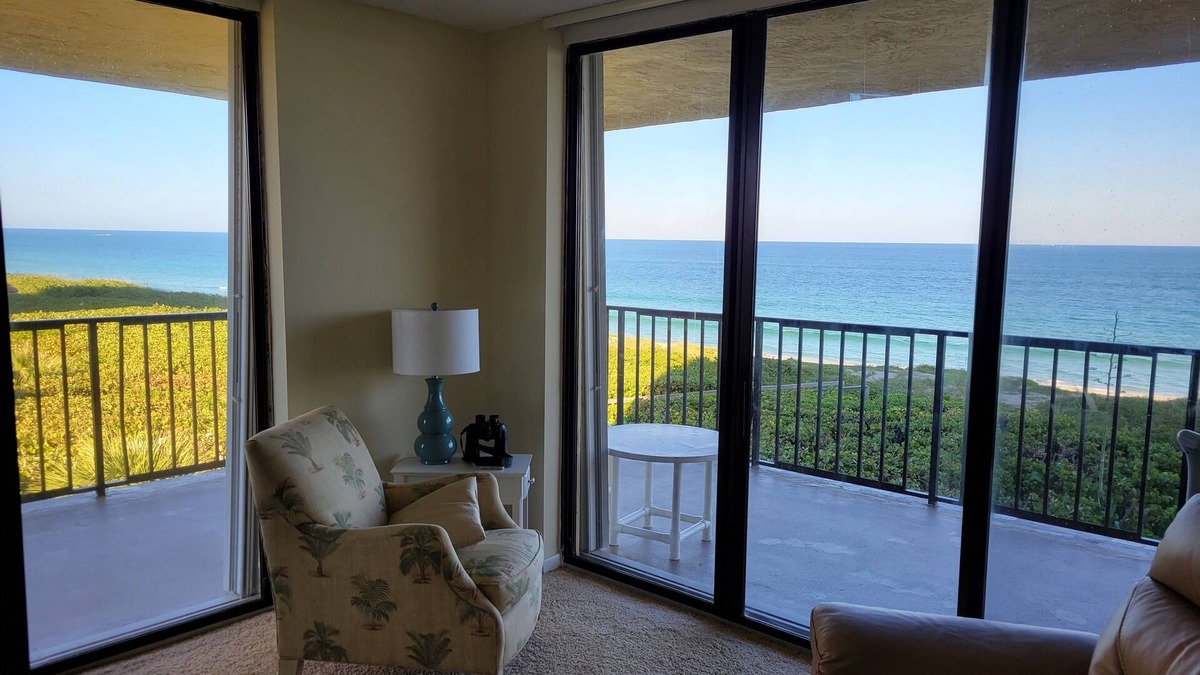 Fort Pierce Shores Condo | Oceanfront 4th Floor NE Corner Unit - Spectacular Wrap Around Beach Views