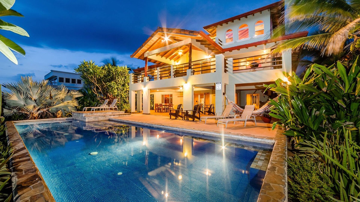 Playa Negra House | Oceanfront 5 Bedrooms with Amazing Pool, Great Ocean and Sunset Views!