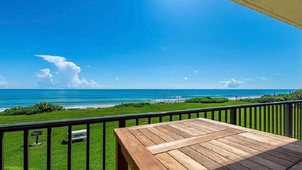 Bethune Beach Condo | Oceanfront condo steps from quiet no drive beach