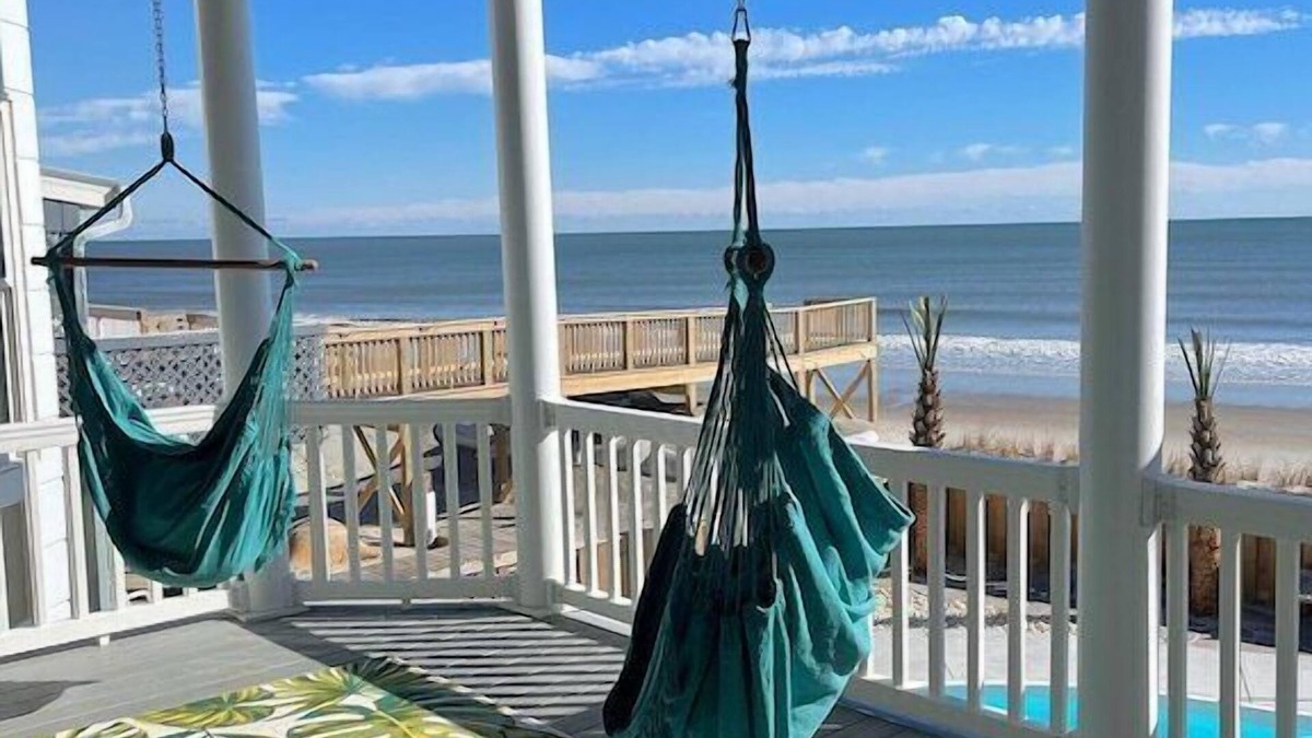 Ocean Isle Beach House | Oceanfront Home with Hot Tub, Pool, Panoramic Views, Linens Included