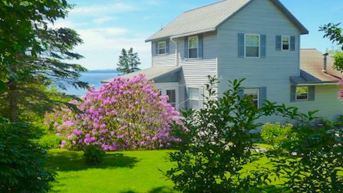Castine House | Oceanfront Home Overlooking Penobscot Bay , Castine Maine. History abounds !