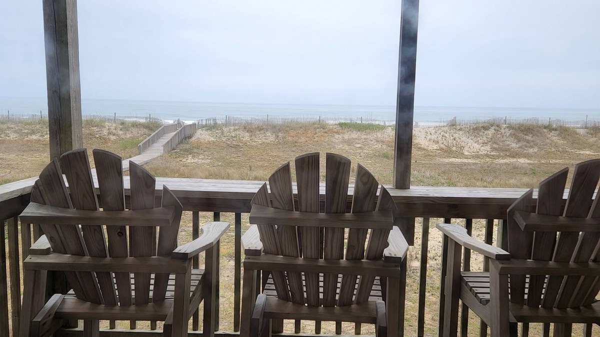 Rodanthe Condo | Oceanfront OBX Condo - mid-August Full Week Rental (sleeps 6)