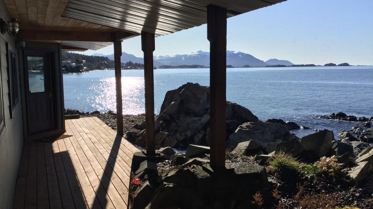 Sitka Apartment | Oceanfront! Otter's Den A Coastal Retreat at Raven's Roost