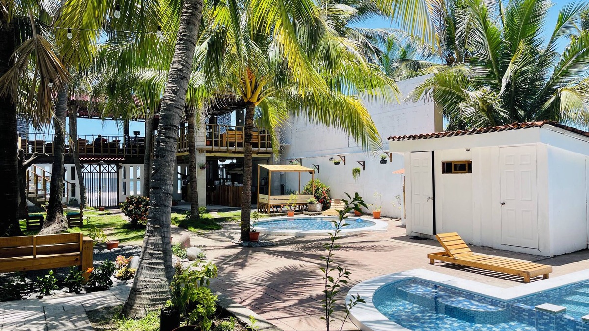 La Libertad Hotel | Oceanfront paradise in Surf city, steps away from the surf.