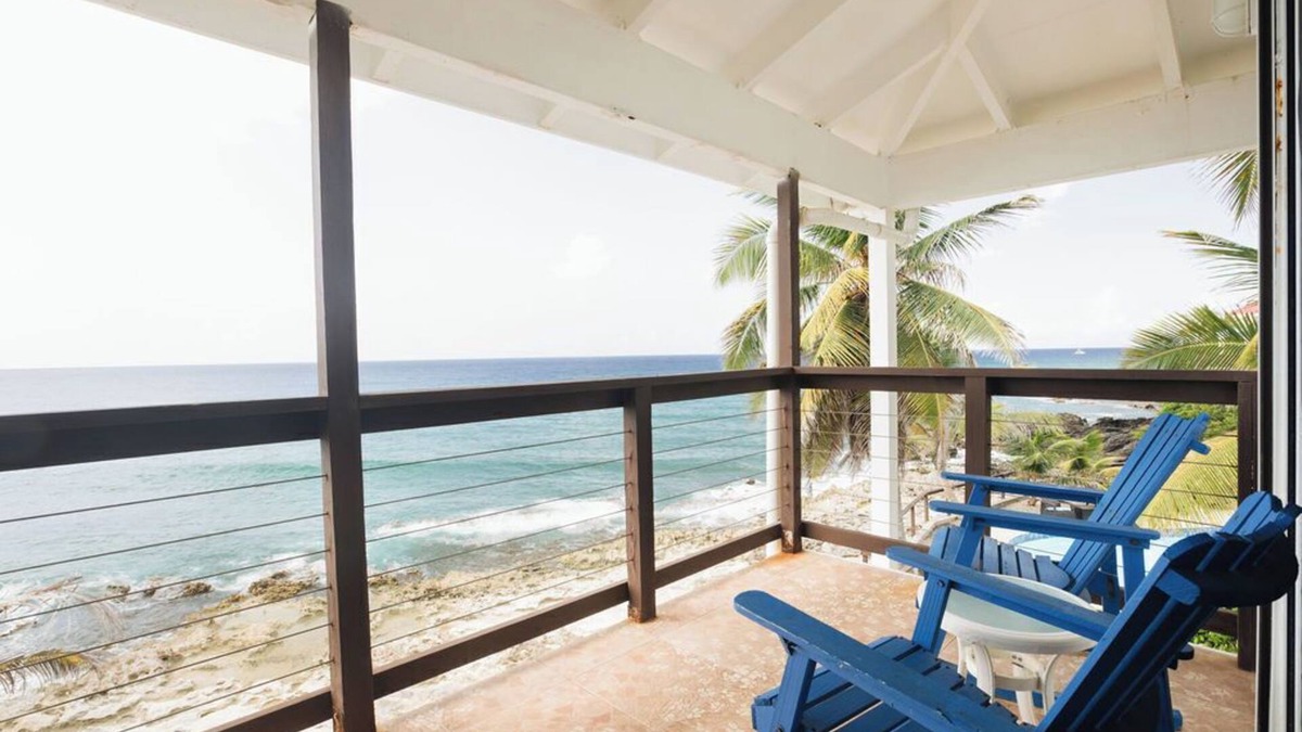 Estate La Vallee Condo | Oceanfront. Saltwater Pool. Walk to Cane Bay Beach & Restaurants.