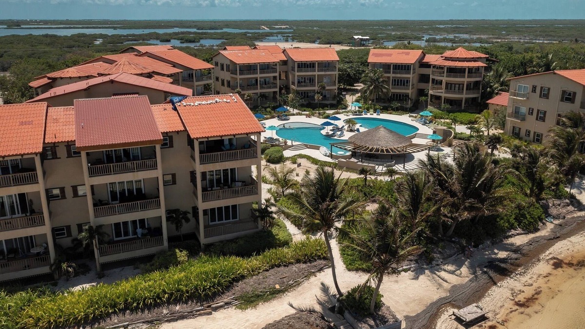 San Pedro Resort | Oceanfront Tranquility: 3rd Floor Condo w/Stunning Reef Views, Resort Pools