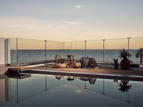 Drosia Apartment | Oceanis Suites with Private Heated Pools and Sea View, by ZanteWize