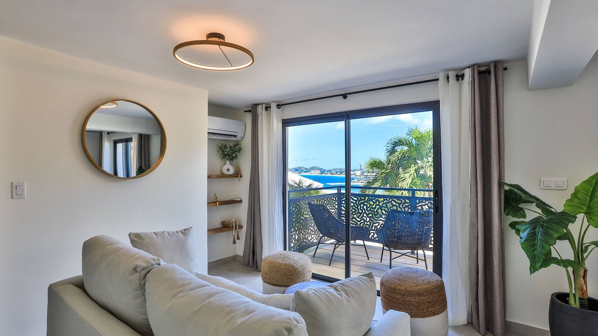 Maho Condo | Oceanview - 1bedroom - Walk to beach