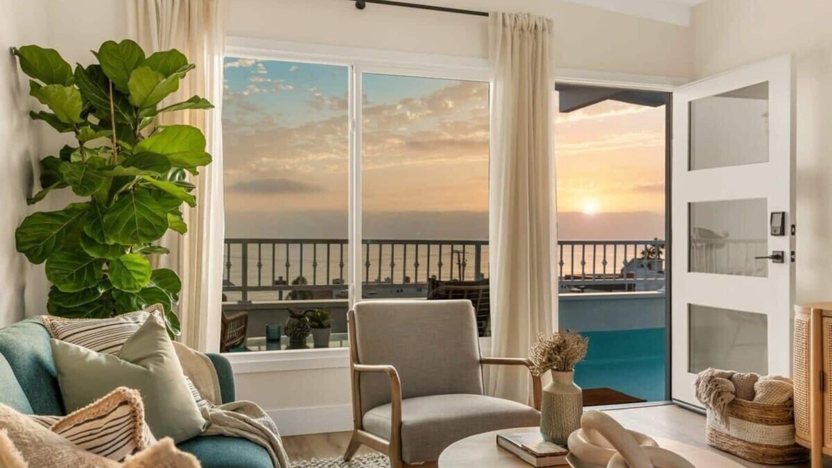 The Strand Apartment | Oceanview Suite | Balcony | Steps from the Beach