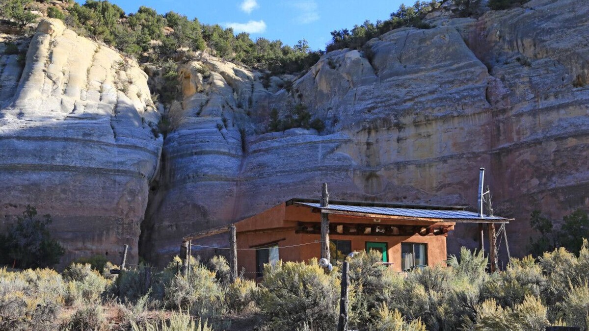 Gallina Cabin | Off Grid Wilderness Jacal at Gallina Canyon Rentals