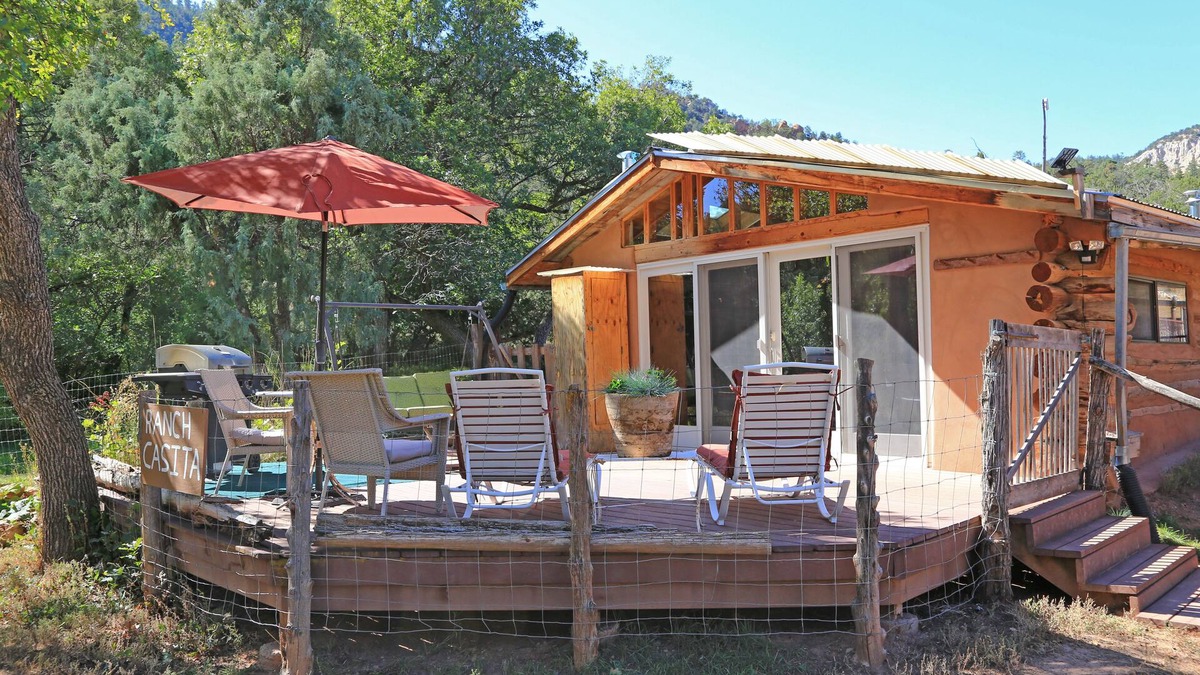 Gallina Cabin | Off Grid Wilderness Ranch Casita at Gallina Canyon Rentals