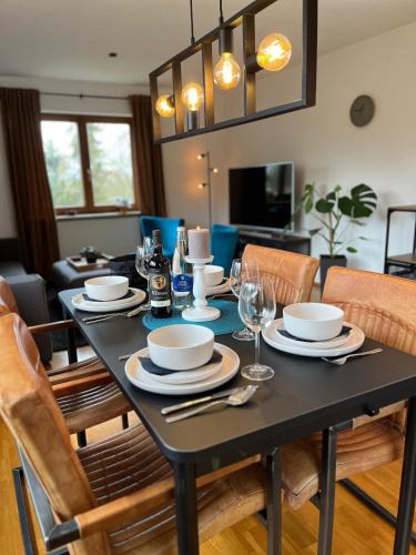 Michelbach an der Bilz Apartment | OhPardon! MICHELBACH - Garten & Balkon, Sauna, Netflix