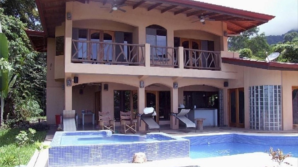 Ballena House | Ojochal Home with Pool/Ocean View/Private Jungle Trail & River on 12 acres.