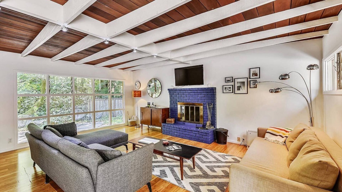 Cazadero Cabin | Old Caz Cottage ~ Stylish Mid-Century Décor Nestled Amongst the Redwoods.